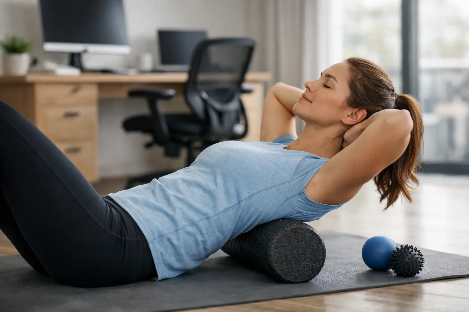 Read more about the article Myofascial Release for Desk Workers