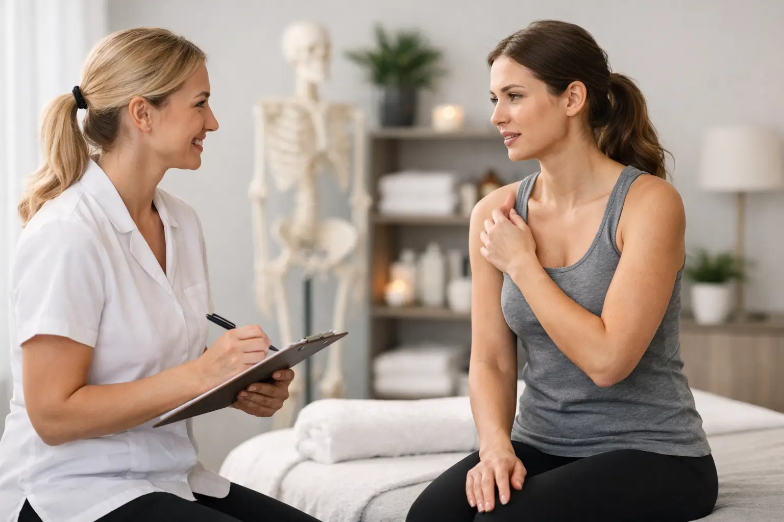 Clinical Assessment Before Massage Session
