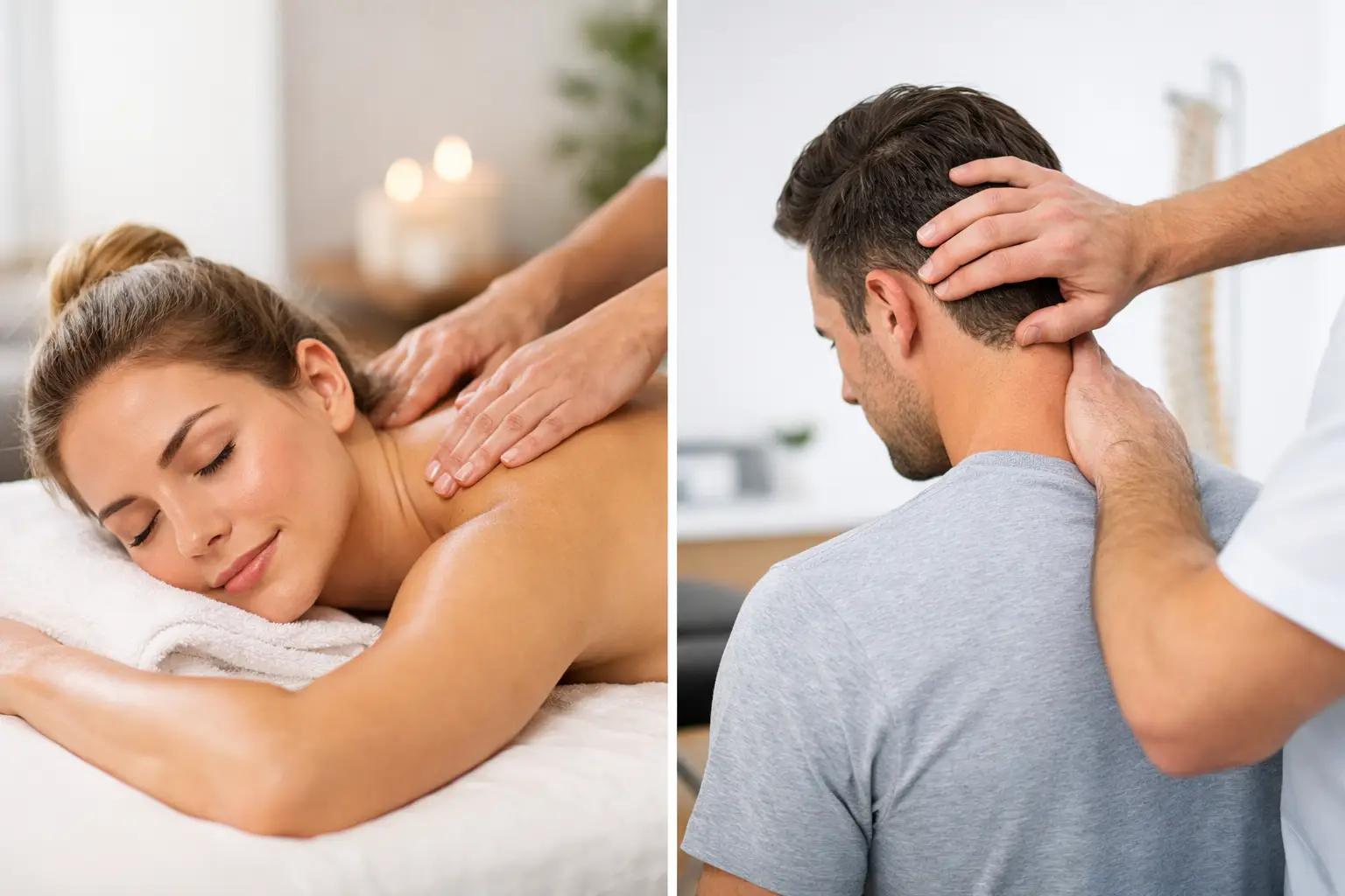 Massage Versus Chiropractic Care Compared