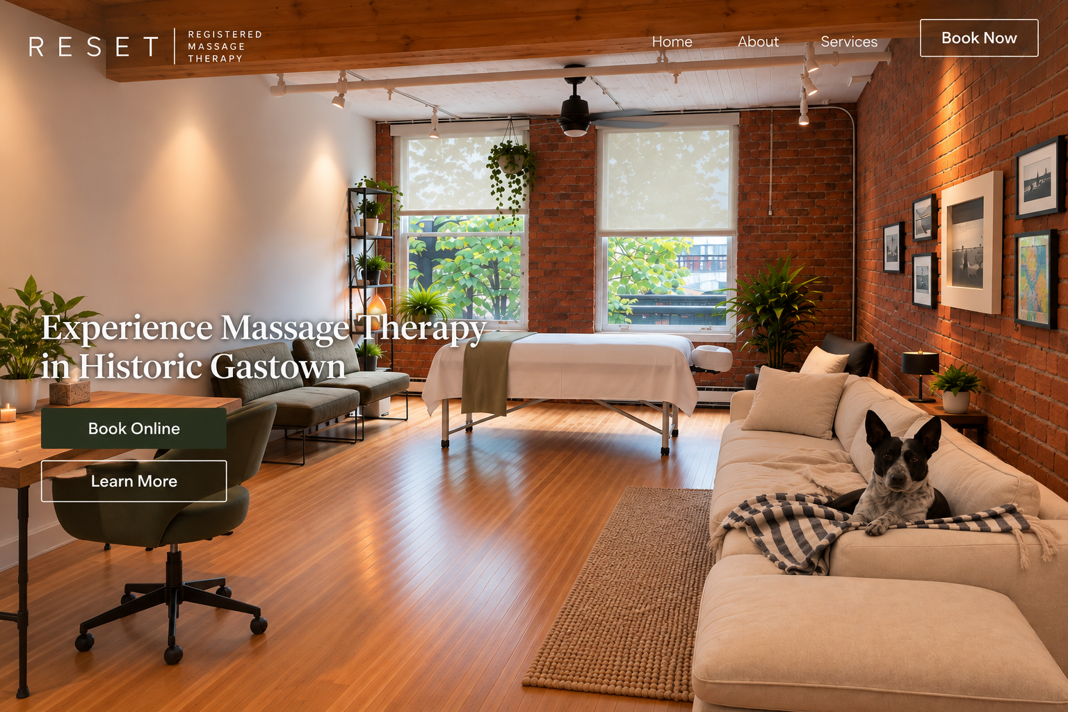 RESET Registered Massage Therapy clinic in historic Gastown